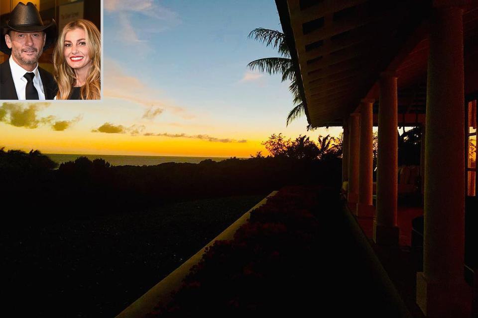 Tim McGraw and Faith Hill's Private Island Getaway