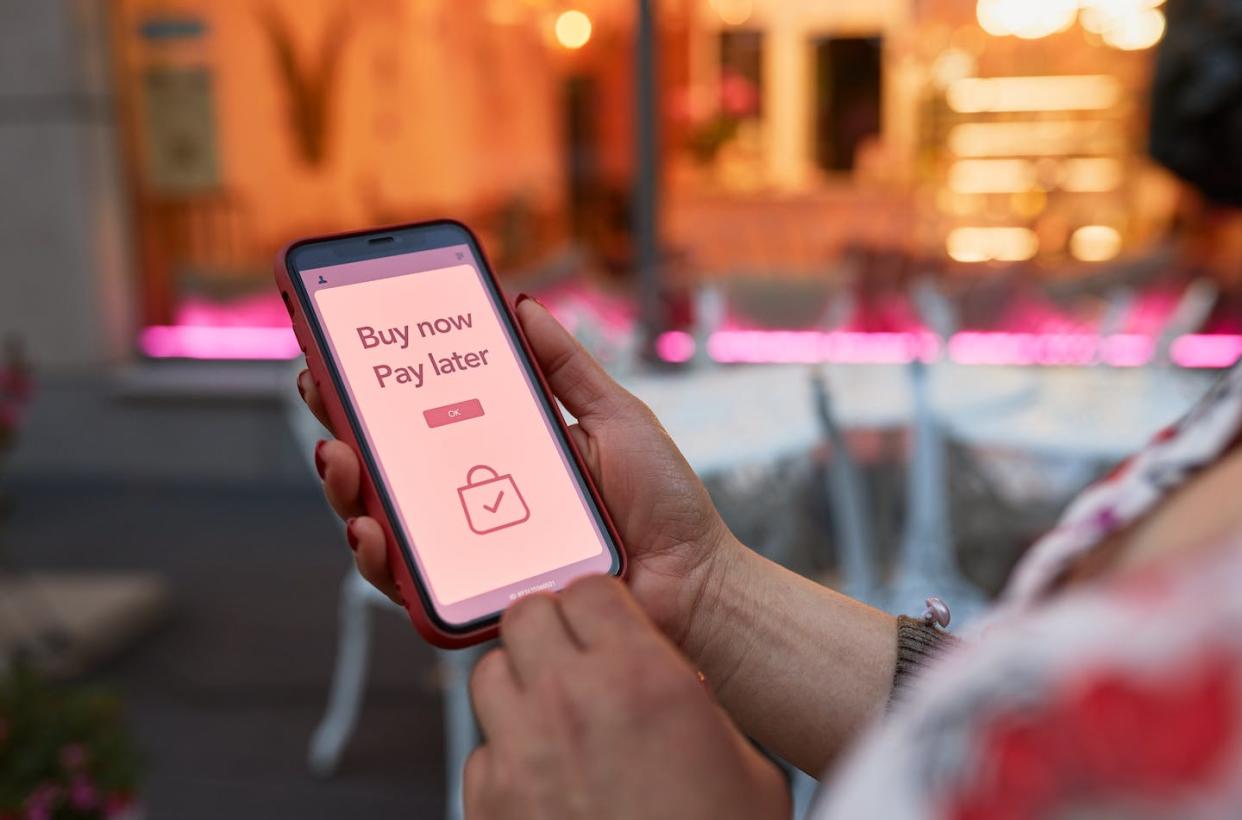 Buy now, pay later loans target low-income, tech-savvy Gen Z and millennial consumers under the guise of improving financial inclusion for these groups. (Shutterstock)
