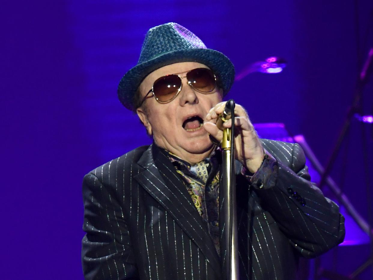 Van Morrison in concert in March (Gareth Cattermole/Getty Images)