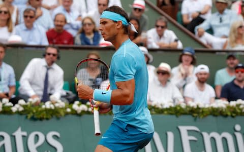 Nadal makes an early breakthrough - Credit: AP