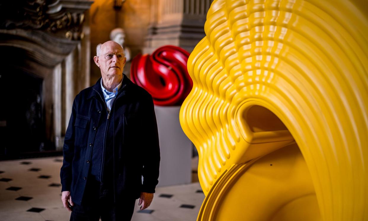 <span>The sculptor Tony Cragg at his exhibition at Castle Howard in North Yorkshire.</span><span>Photograph: Charlotte Graham/REX/Shutterstock</span>