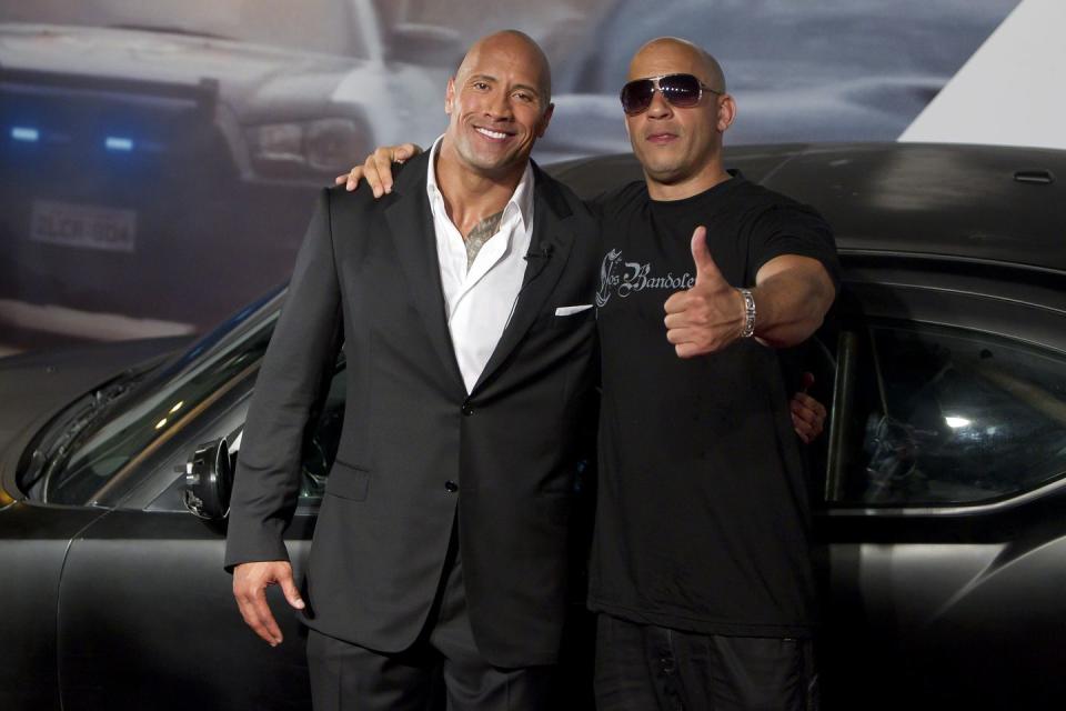 9) Dwayne "The Rock" Johnson and Vin Diesel