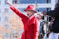 <p>After a two-and-a-half-year hiatus, Jane Fonda returns to Washington, D.C., on Dec. 2 to lead a crowd in her Fire Drill Fridays, to call attention to the growing climate crisis. </p>