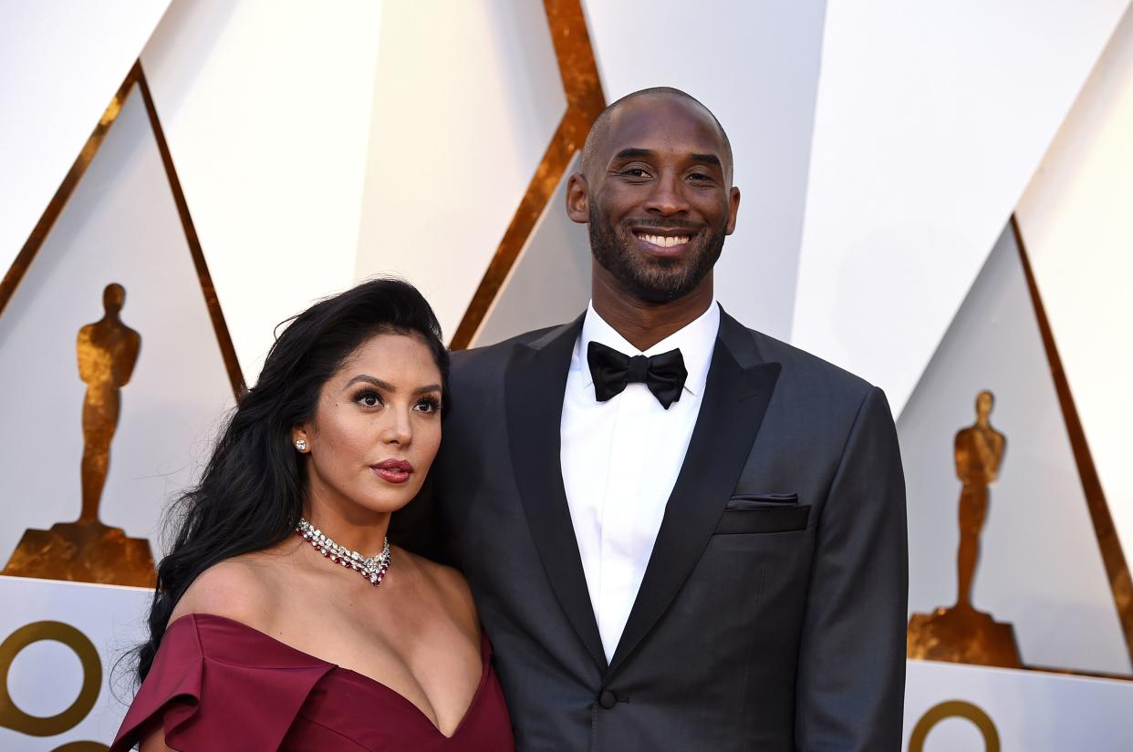 Kobe Bryant and Vanessa Bryant in 2018.