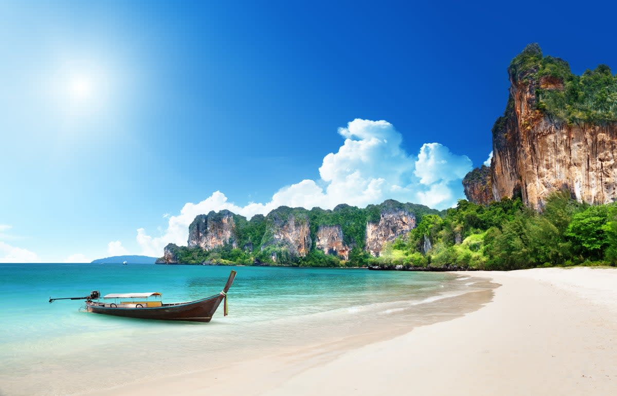 Railay Beach in Krabi, southern Thailand (Getty Images/iStockphoto)