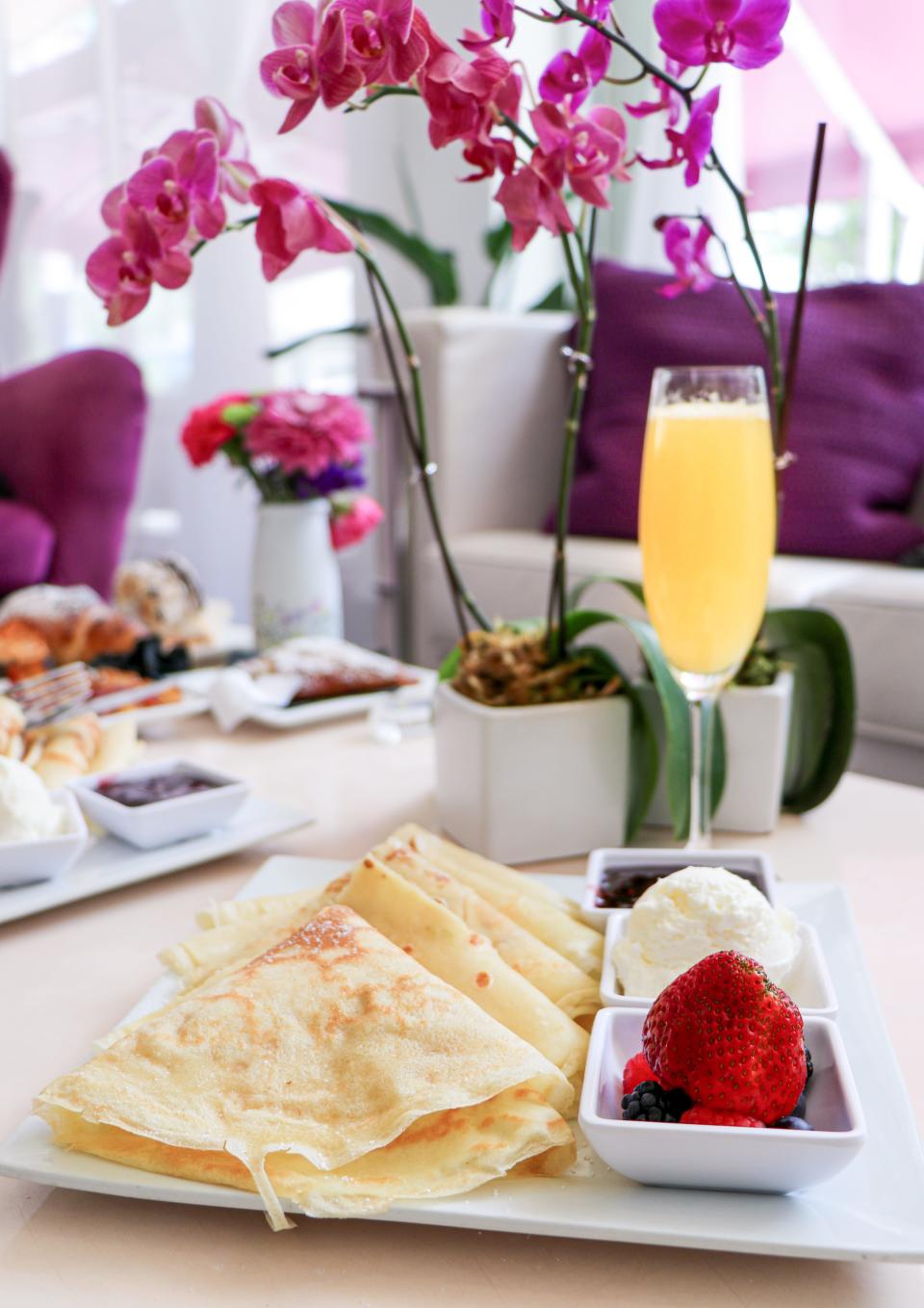 Swedish pancakes, homemade whipped cream, mimosas are a wonderful way to show moms how much we love them.