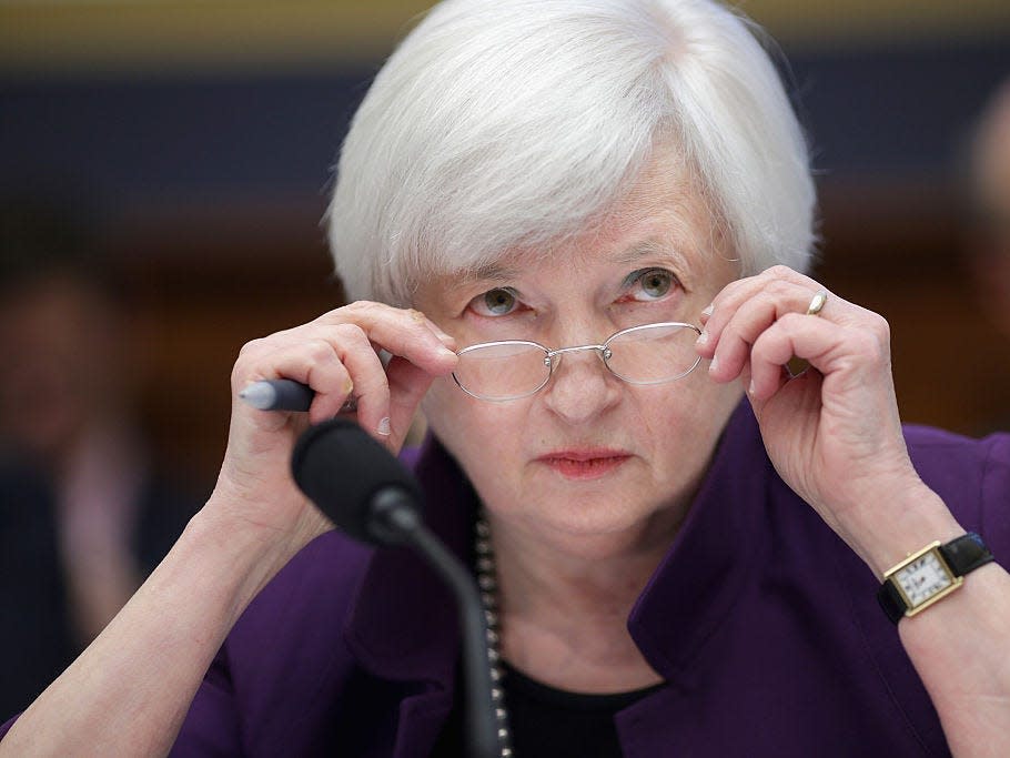 Janet Yellen testifies before the House Finance Committee