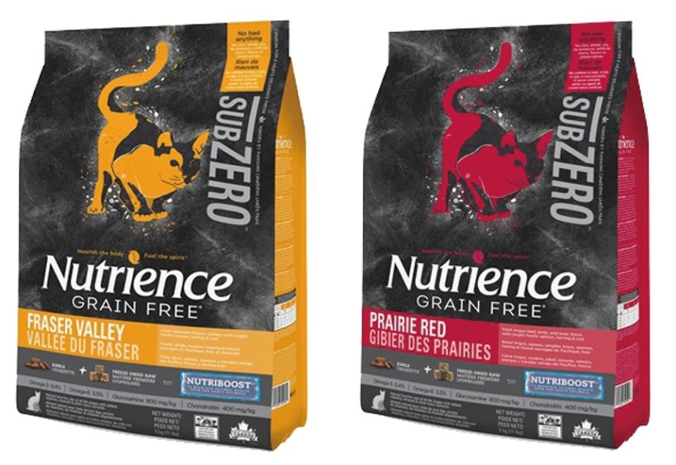 【Nutrience 紐崔斯】SUBZERO黑鑽頂極無穀貓糧+營養凍乾5kg，限時8折優惠，特價1911元。（圖取自Yahoo購物中心）