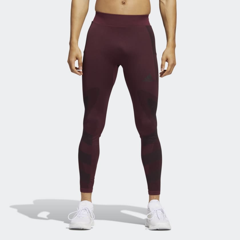 Studio Tech Techfit Seamless Long Tights. Image via Adidas.