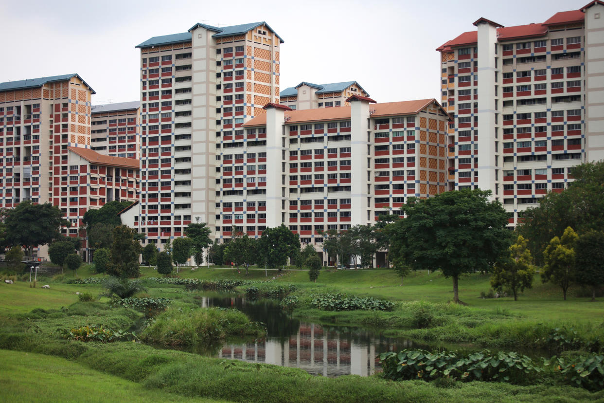 HDB flats along the fringes of Bishan Park. (Yahoo News Singapore file photo)