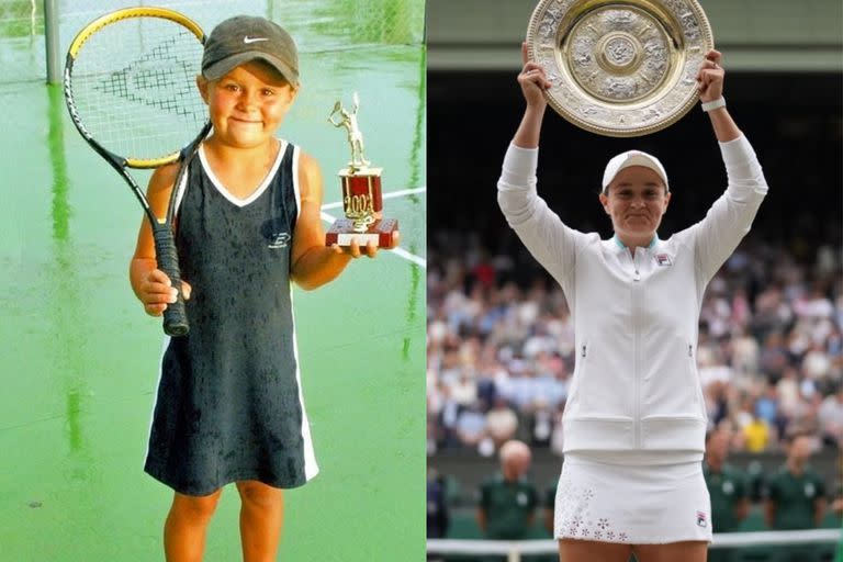 Ash Barty, de ayer a hoy: los sueños de chiquita que se concretan a los 25 años en Wimbledon