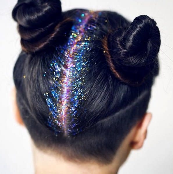New 'Glitter Roots' Hair Trend Isn't for Wallflowers