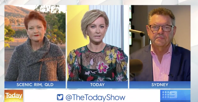 Steve took part in a widely-panned Today Show panel on the Uluru climbing ban on Monday morning. Photo: Channel Nine