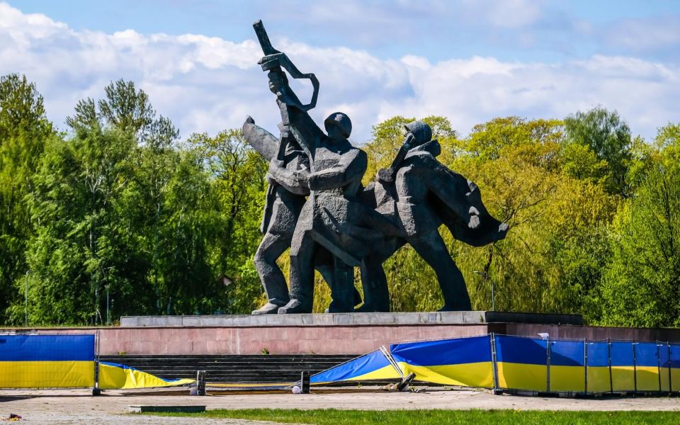 The Soviet war memorial in Riga, Latvia - Radowitz/Shutterstock