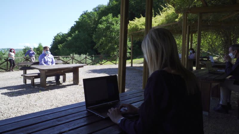 Simulation of a final exam at Ciufelli Agricultural vocational school