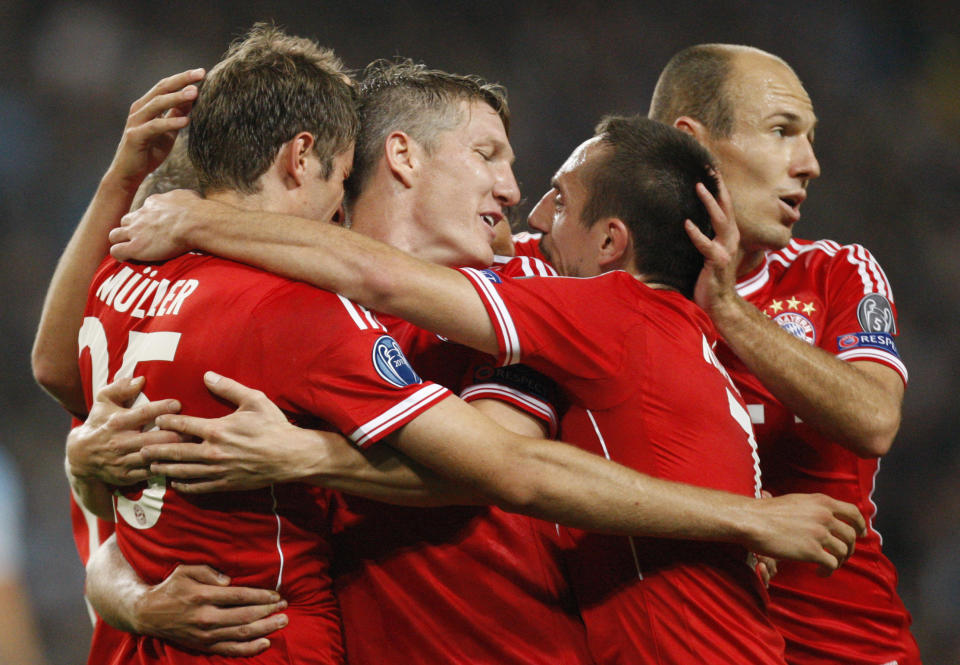 Aí só tem craque do Bayern. Foto: AP Photo/Jon Super