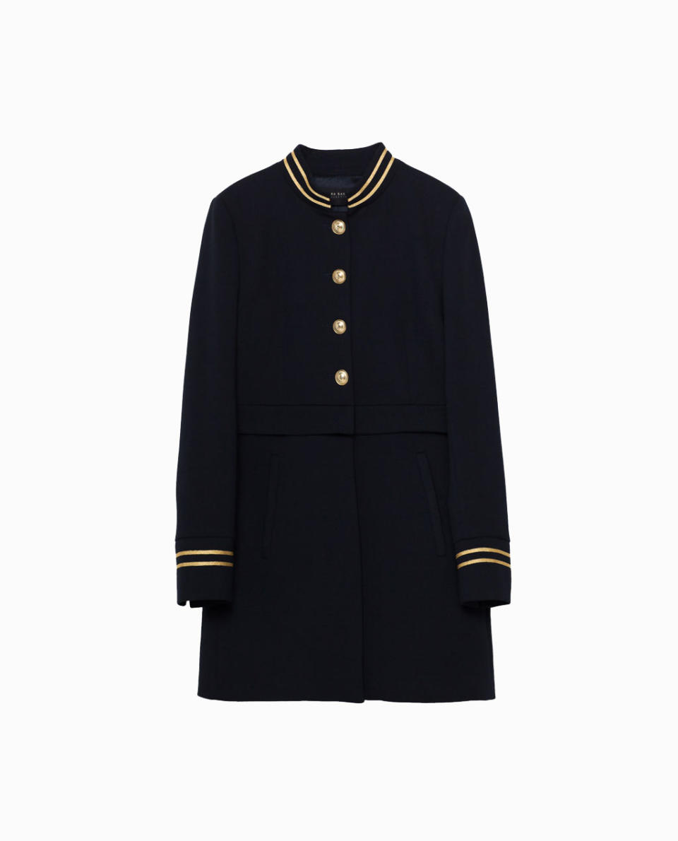 Mandarin collar frock coat