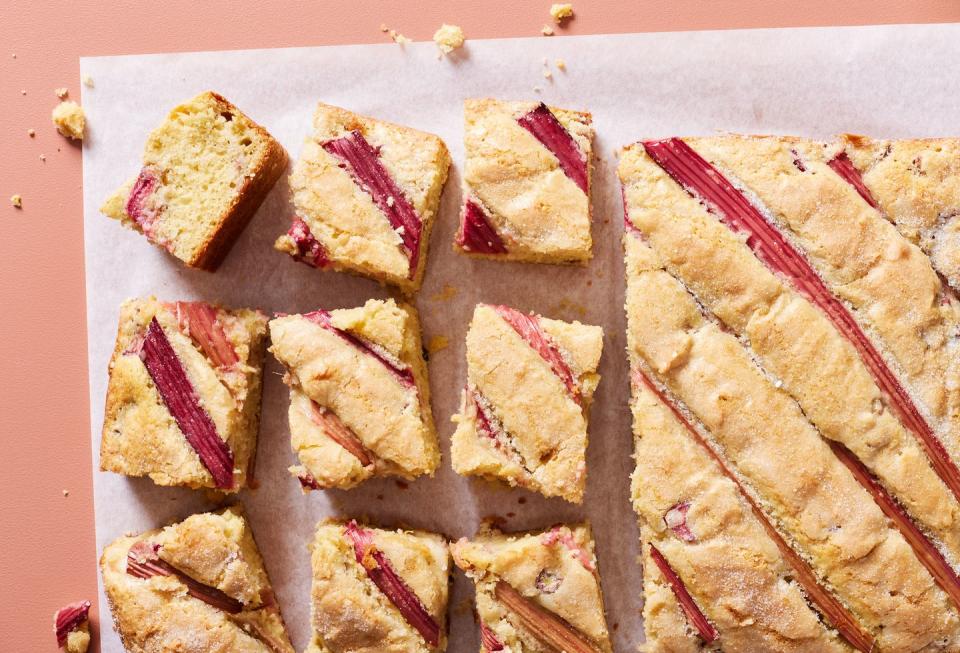 27) Rhubarb Cake