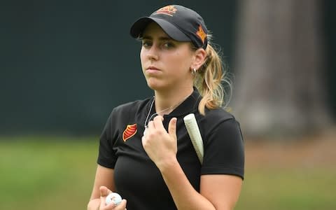 Described by the Royal Spanish Golf Federation as an “outstanding team player”, Barquín had qualified for the US professional women’s open this year  - Credit: SIPA USA