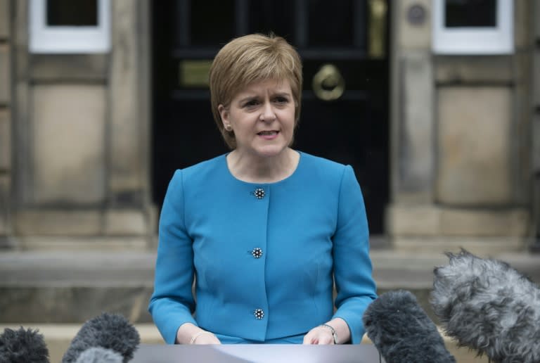 Nicola Sturgeon said she was drawing up legislation for a new Scottish independence referendum to ensure it could be held within the timeframe of Britain's expected negotiations on departing from the EU