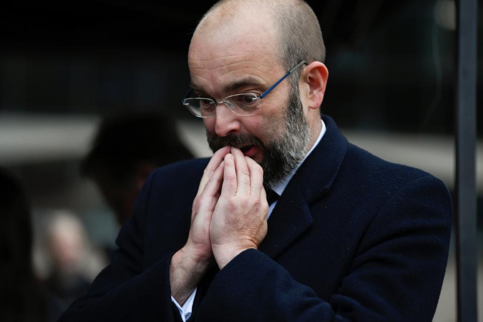 Southend East MP James Duddridge was among those paying their respects (REUTERS)