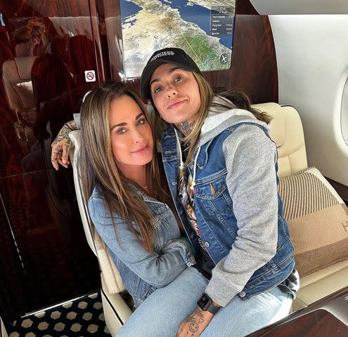 <p>Instagram/morganwademusic</p> Kyle Richards (left) and Morgan Wade