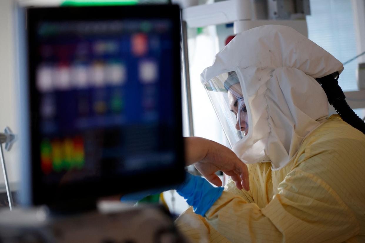 Children have been cared for in the ICU. (AFP via Getty Images)