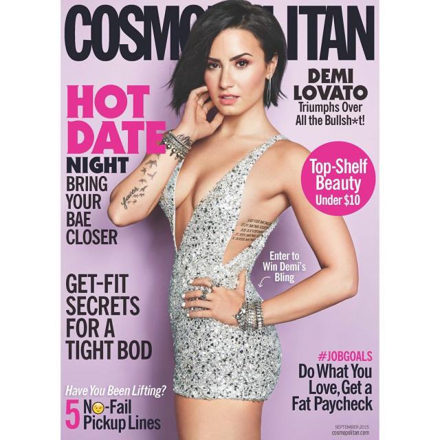 Brooke Burke Having Anal Sex - Demi Lovato Defends Her 'Cosmo' Cover Against Protests: There's Nothing  Wrong With Embracing Your Body
