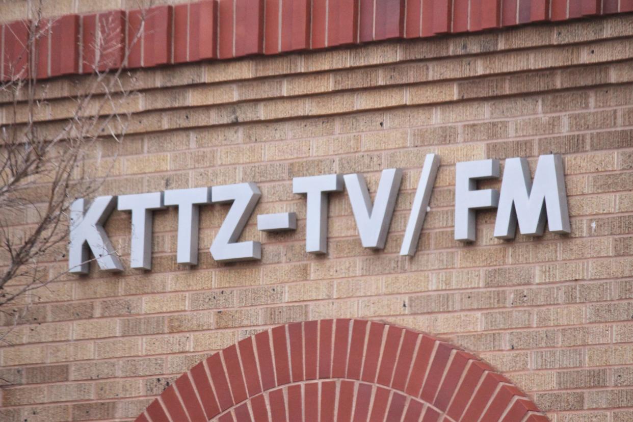 A sign at Texas Tech Public Media is seen Friday, March 8, 2024.