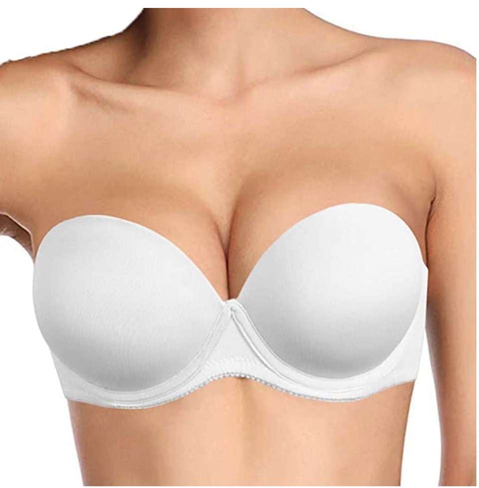 11) Plusexy Push Up Strapless Bra