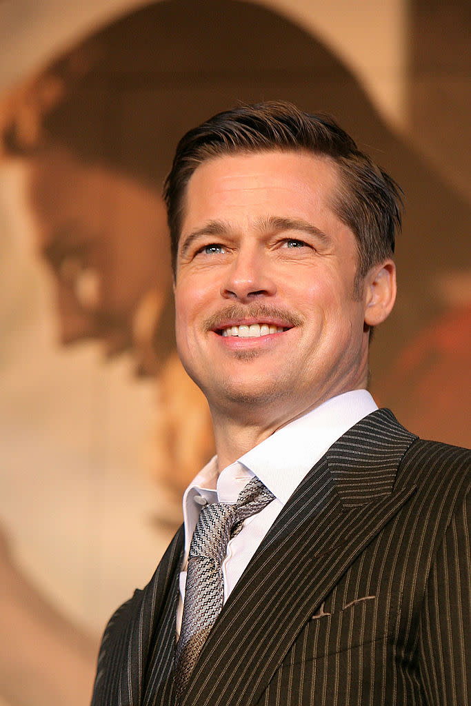 Only Brad Pitt could pull this one off [Photo: Getty]