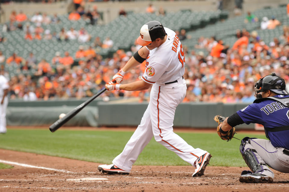 Chris Davis。（Photo by Mitchell Layton/Getty Images）