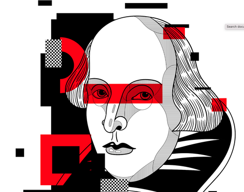 <span class="caption">Shakespeare AI.</span> <span class="attribution"><a class="link " href="https://www.shutterstock.com/image-vector/april-26-2018-modern-vector-illustration-1077903722" rel="nofollow noopener" target="_blank" data-ylk="slk:iku4;elm:context_link;itc:0;sec:content-canvas">iku4</a></span>