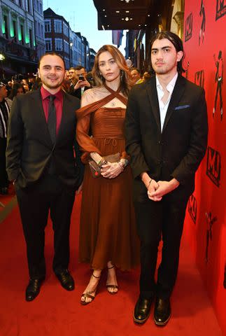 <p>Alan Chapman/Dave Benett/Getty</p> Prince Jackson, Paris Jackson and Bigi Jackson honor their late father Michael Jackson in London