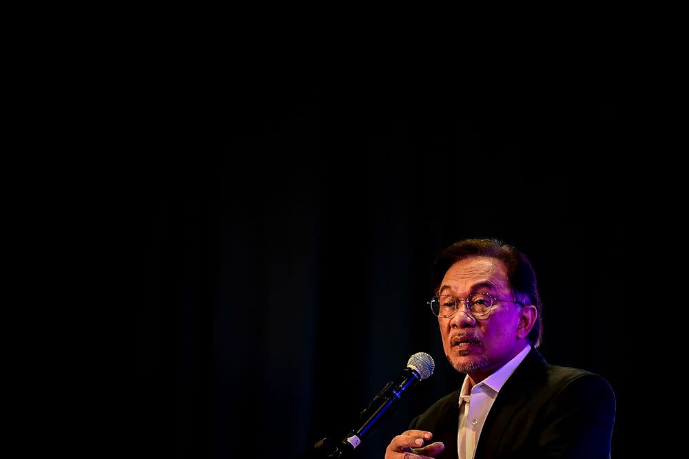 Anwar has always denied the allegations, pointing out that he had been campaigning for the Port Dickson by-election at the time of the alleged incident. — Picture by Hari Anggara