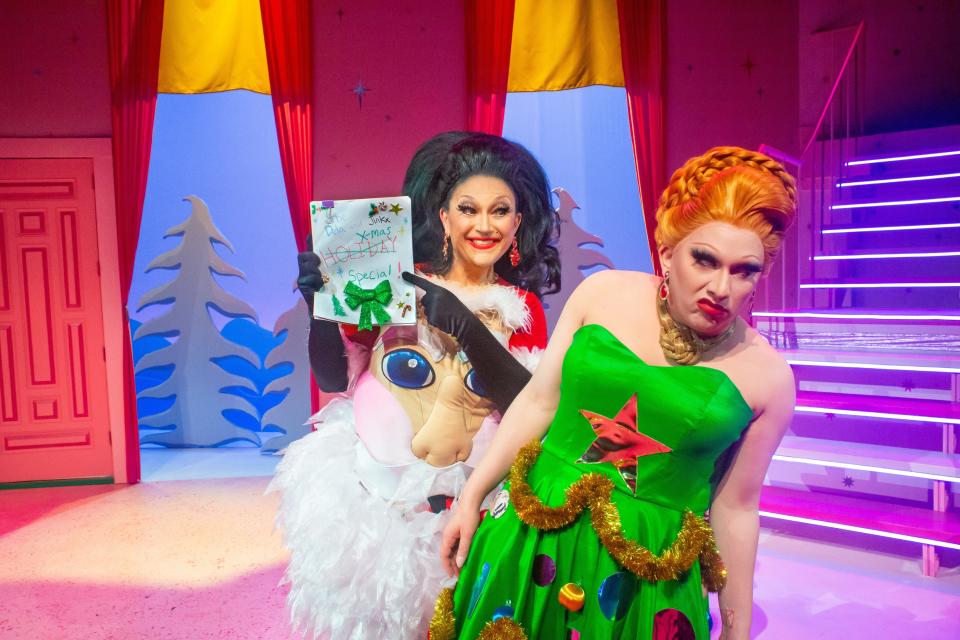 Need a newer holiday special in your life? Alamo Drafthouse will play "The Jinkx & DeLa Holiday Special" this year, starring "RuPaul's Drag Race" queens BenDeLaCreme, left, and Jinkx Monsoon.