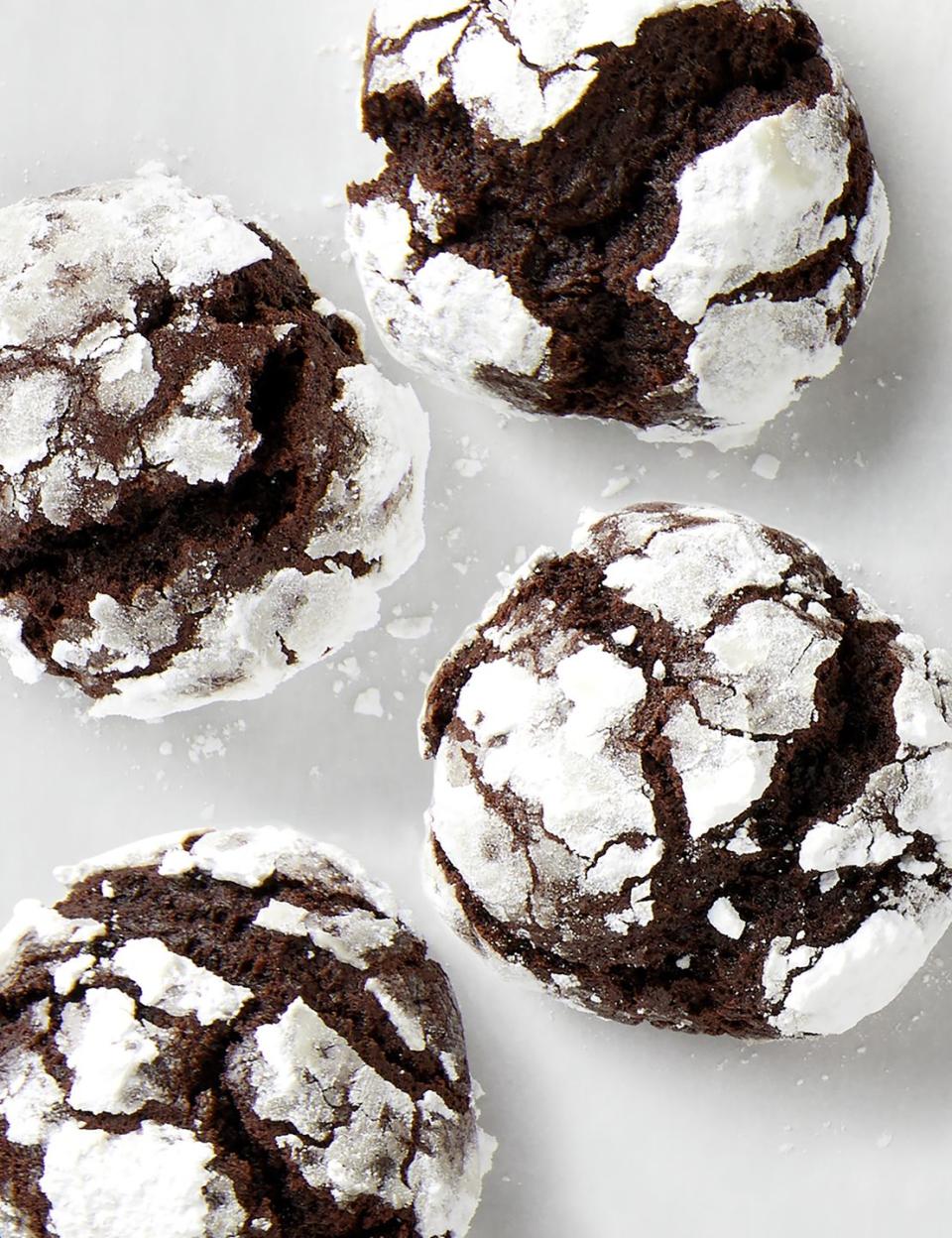 Chocolate Crinkle Cookies