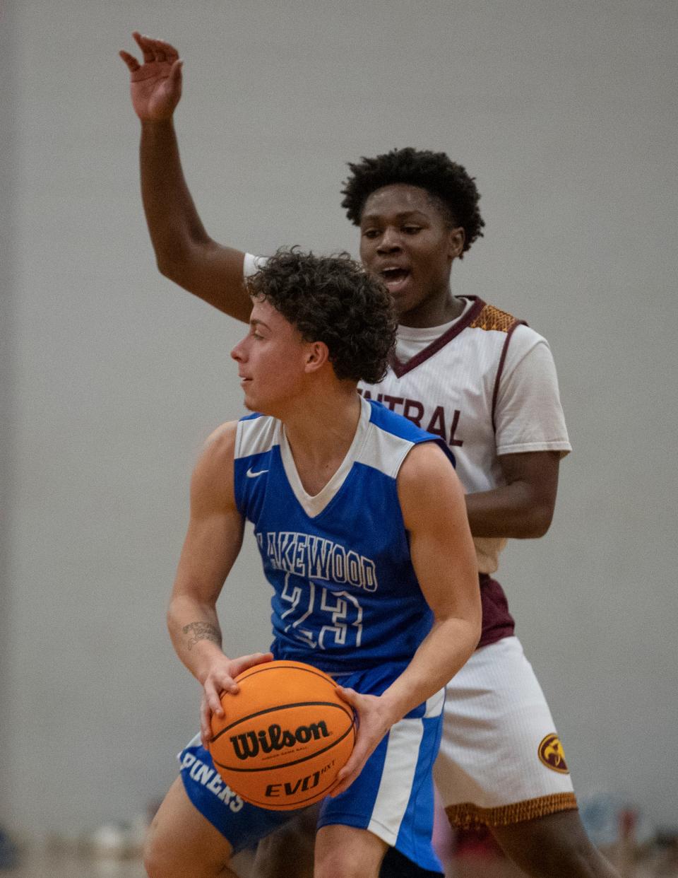 Central Regional Boys Basketball vs Lakewood in Berkeley, NJ on February 11, 2021.  