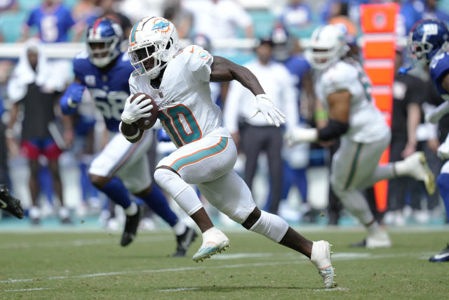 NFL wide receiver rankings Week 10: Tyreek Hill on record pace for the  Dolphins