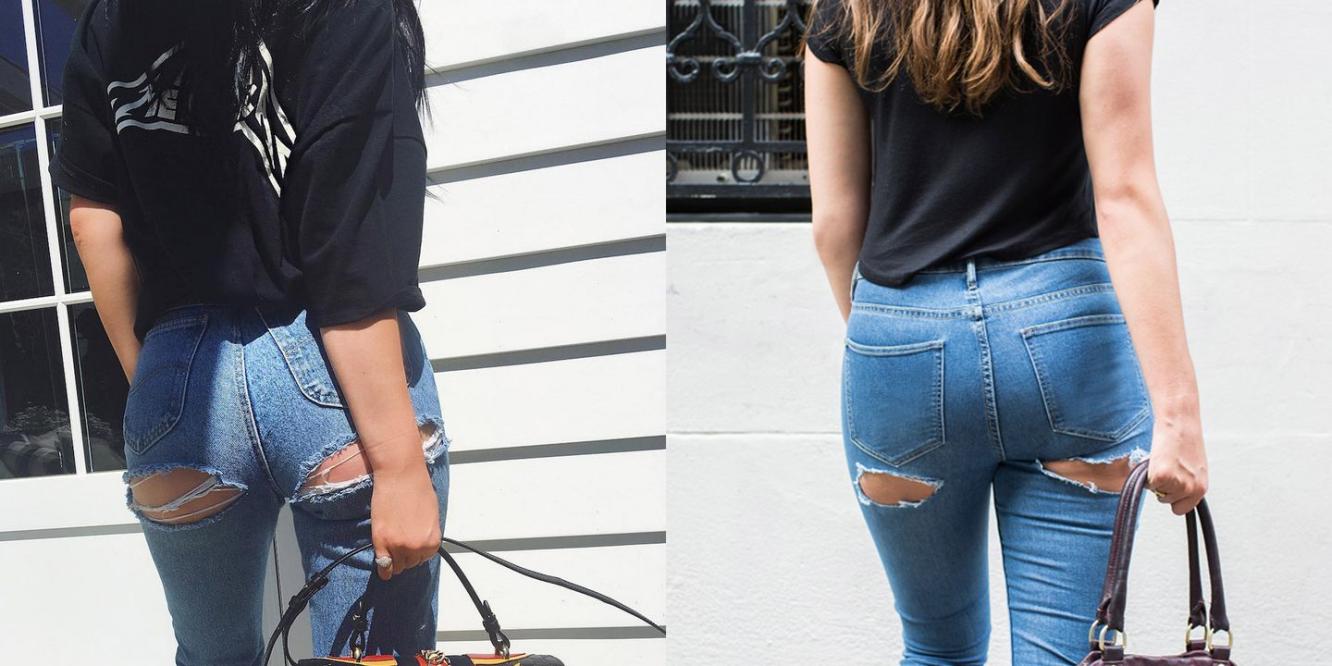 I Wore Kylie Bare-Butt Jeans for a Day and It Was Terrifying