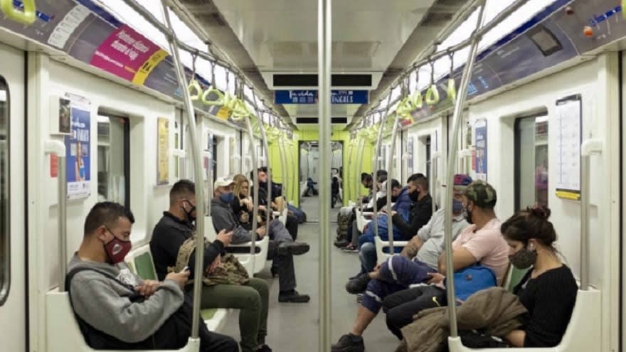 Los kilómetros de la red de subtes porteños es muy inferior a Santiago de Chile o México