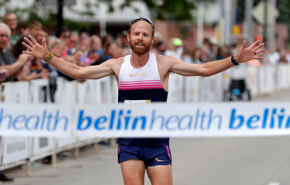 Jared Ward of Utah won the 2022 Bellin Run with a time of 29 minutes, 9 seconds Saturday in Green Bay.