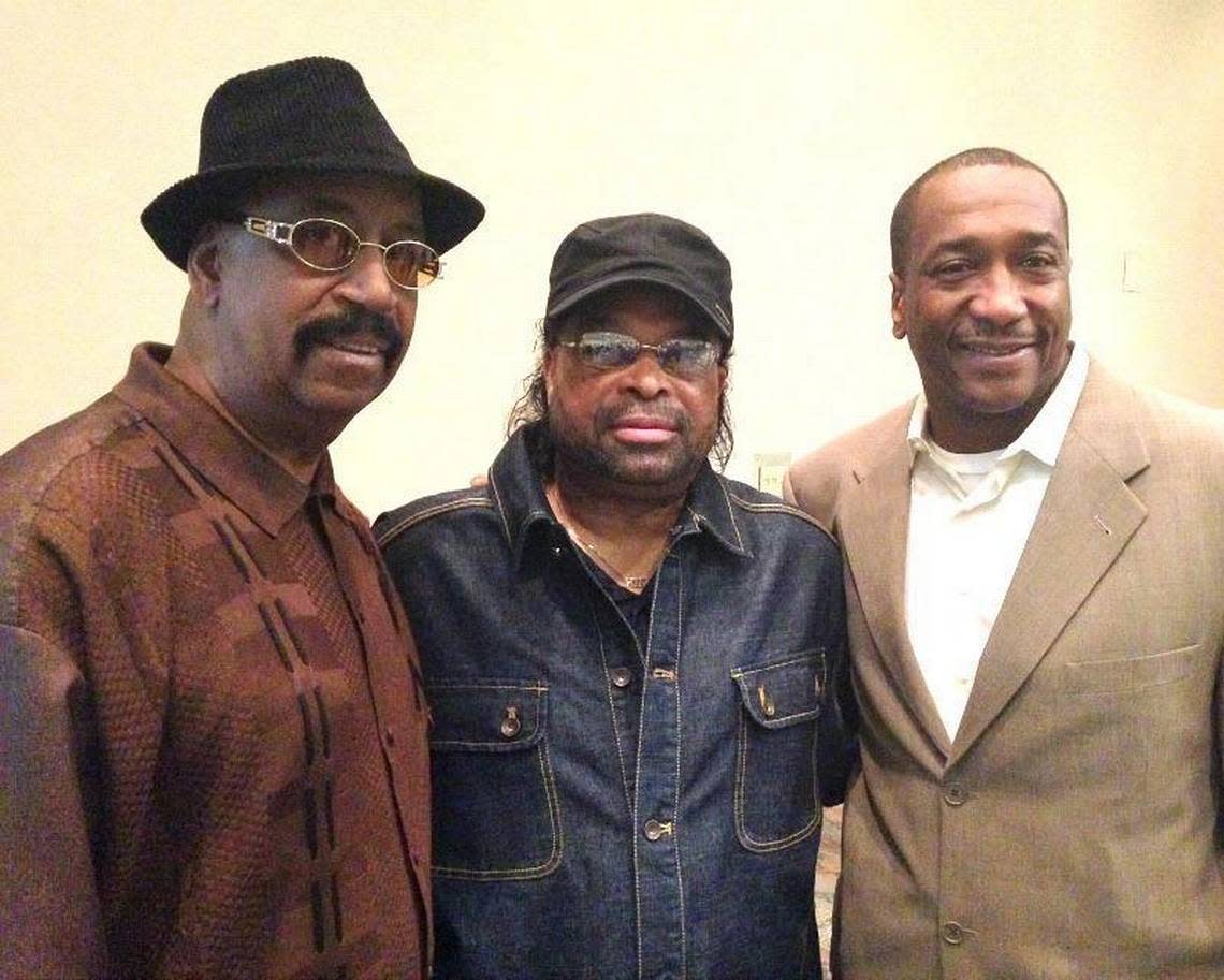 Left to right: Ron King, Kenny Higgs and Jack Givens were among the 2014 inductees to the Kentucky High School Basketball Hall of Fame. Mike Fields/Lexington Herald-Leader