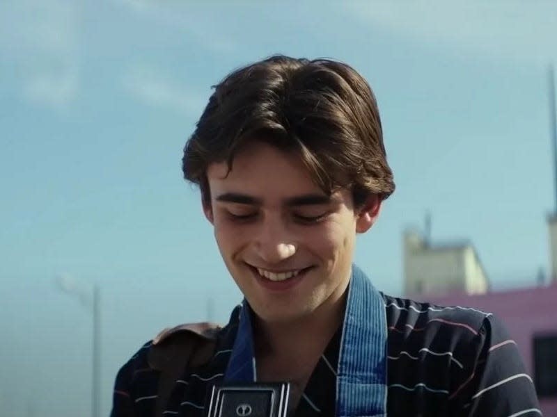 Charlie Rowe as Freddy Messina in "Angelyne."