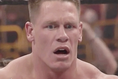 John Cena looking shocked