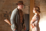 Tom Hardy and Jessica Chastain in The Weinstein Company's "Lawless" - 2012