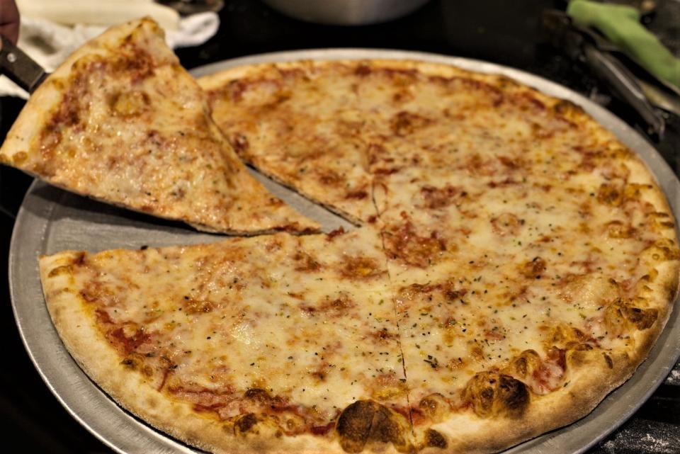 Rico's Pizzeria, which serves pizza by the slice and pie, is in Sarasota's Gulf Gate district at 6547 Gateway Ave.