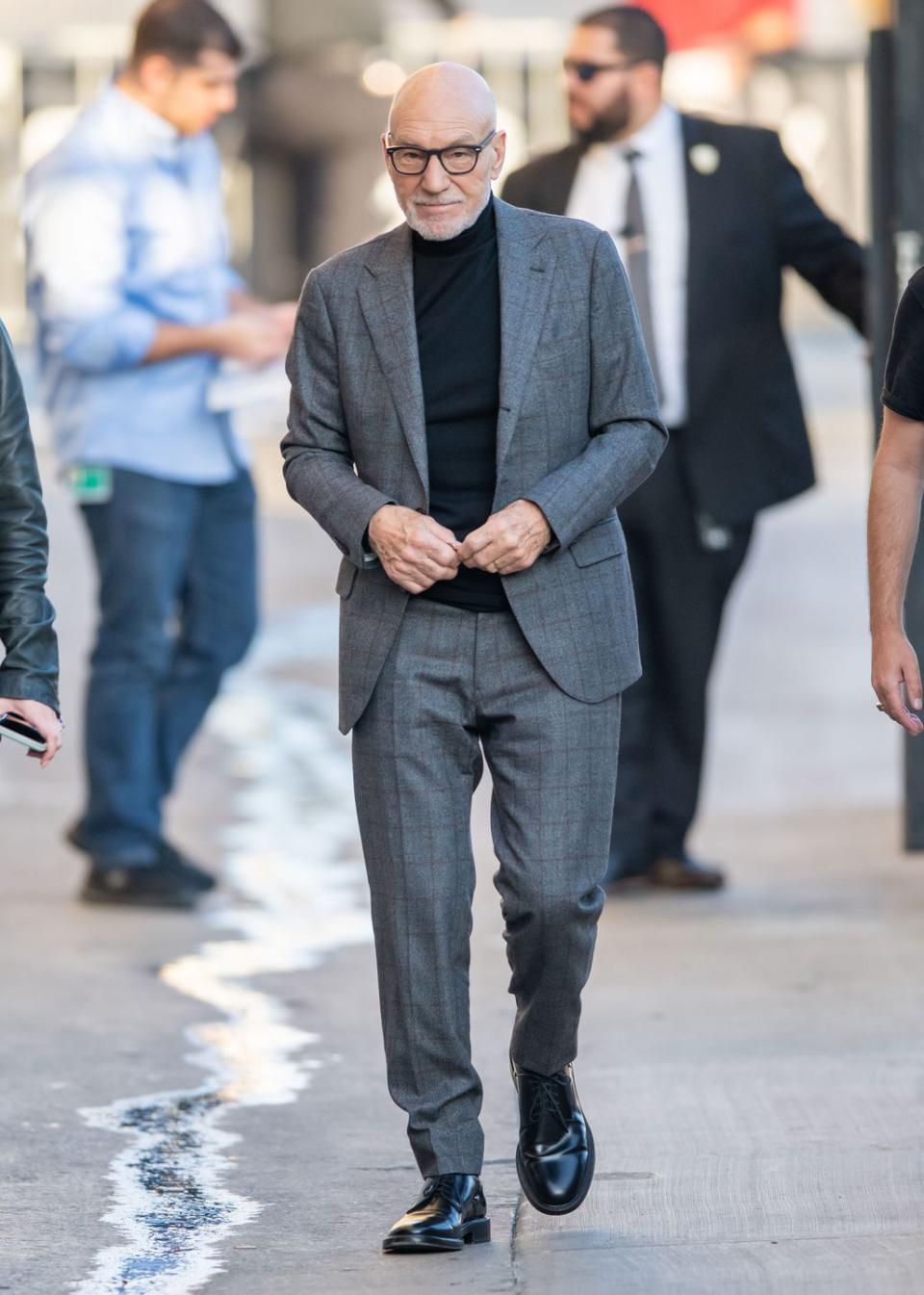 <p>On the cusp of becoming an octogenarian, Patrick Stewart is settling for threads that'll work in every decade downwards. And no, that doesn't mean Fair Isle sweater vests and tobacco pipes (which are still very good, by the way).</p>