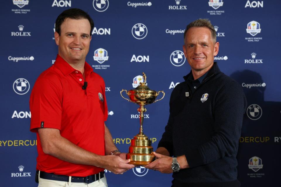 Captains Zach Johnson and Luke Donald will hope to lead their team to victory  (Getty Images)