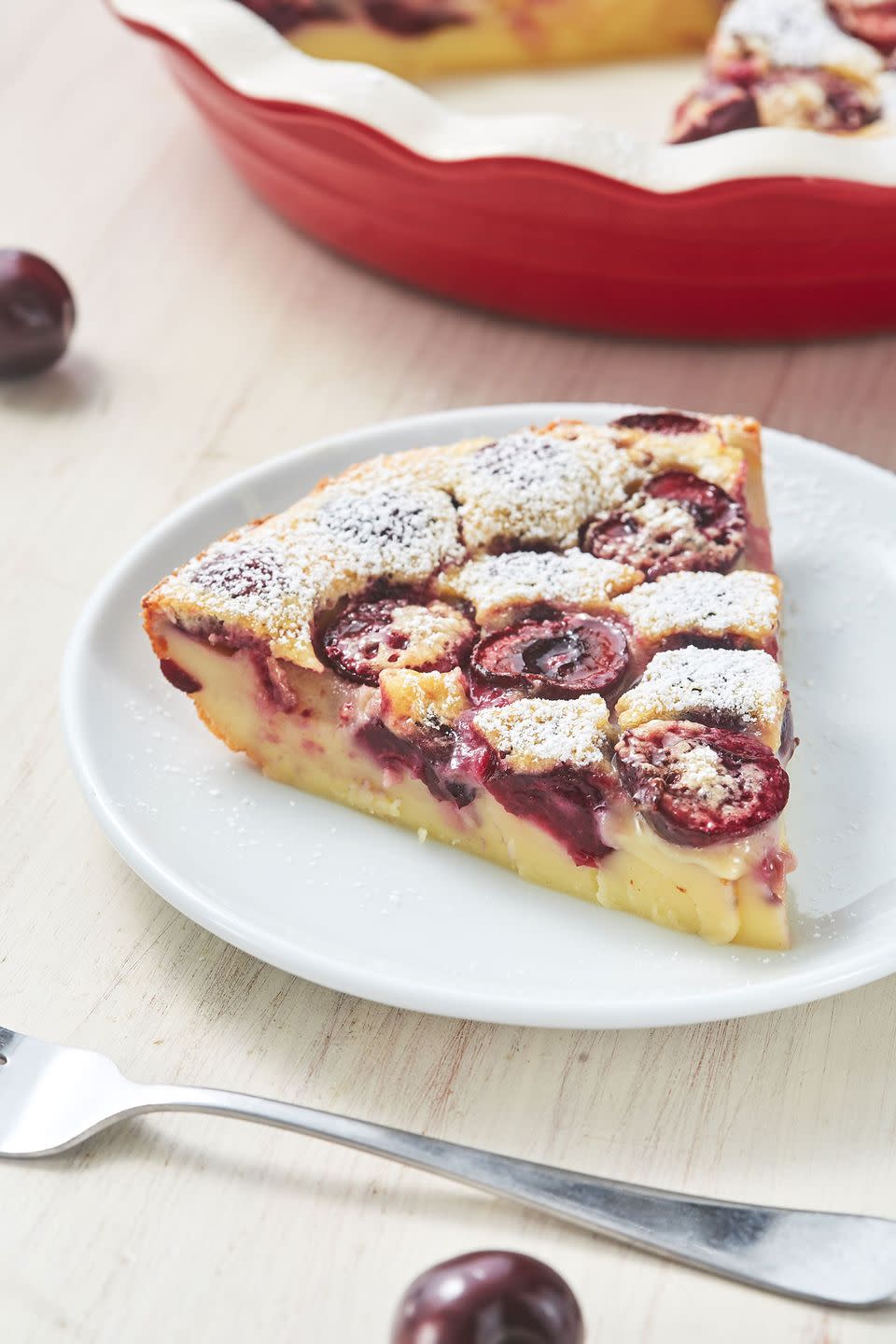 <p>Everyone at the table may not be able to pronounce this, but we can guarantee that they'll love eating it.</p><p>Get the recipe from <a href="https://www.delish.com/cooking/recipe-ideas/a28109110/cherry-clafoutis-recipe/" rel="nofollow noopener" target="_blank" data-ylk="slk:Delish;elm:context_link;itc:0;sec:content-canvas" class="link ">Delish</a>.</p>